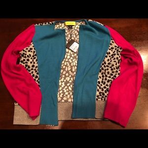 St. John Wool Zip Sweater